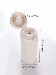 1 件 320ml 冬季弹跳盖直饮豌豆杯，小容量迷你保温杯，纯色小巧学生情侣礼物水瓶返校 - 彩色 - 查看 2