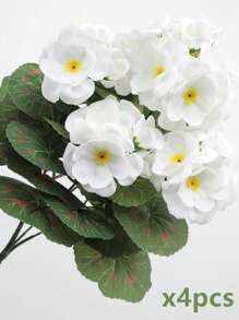 仿真花绣球花5头婚礼花束路引假花插花装饰仿真家居房间装饰 - 彩色 - 查看 16