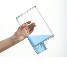 1/2pcs Simple Transparent Laundry Powder Sub-Packaging Bottle, Moisture-Proof Sealed Laundry Detergent Dispenser, Laundry Soap Container For Liquid Detergent And Fabric Softener, Laundry Room Organizer, Bathroom Accessories - Transparent - View 7