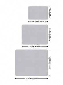 Silica Gel Material Light Gray Simple Nordic Style Water Absorbing Anti-slip Rubber Bottom 5s Quick Drying Easy To Clean Kitchen Draining Mat-1pc - Light Grey - View 3