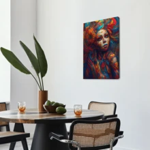 1 pieza de cuadro de belleza pintado enmarcado, lienzo, arte de pared, póster, impresión en lienzo, póster, obra de arte, arte de pared, pintura decorativa, sala de estar, decoración del hogar