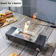 Outdoor Fireplace - Black - View 9