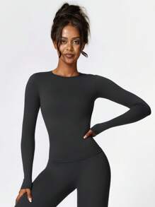 MASKERT "2-Piece Set"Women's Sports Suit, Sports Running Suit, Yoga Suit, Home Casual Suit, Skin Friendly And Comfortable - 黑色 - 查看 5