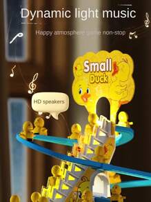 自动爬楼梯鸭子电动轨道玩具，圣诞节、万圣节、生日给孩子的贴心礼物