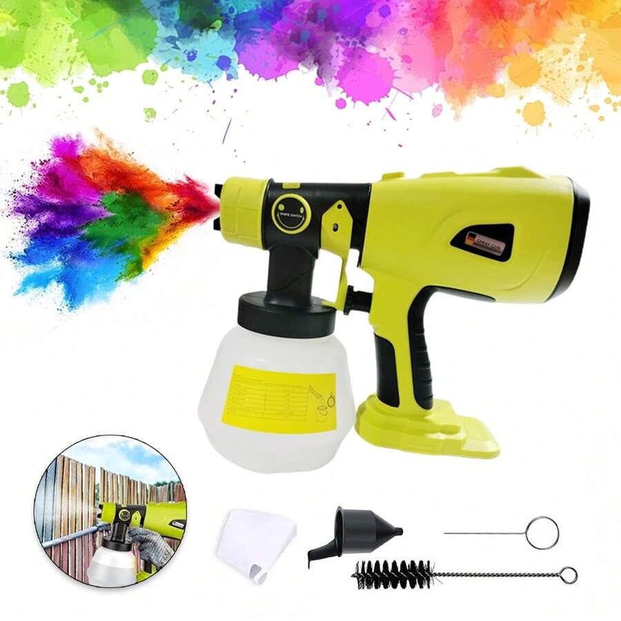 Cordless Paint Sprayer For Ryobi 18V ONE + LiIon NiCd NiMh Battery