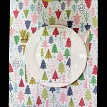 20 Stück dicke Weihnachtsservietten, farbenfrohe Weihnachts-Party-Dekorservietten, Dekorservietten, Restaurant Dessertladen Zuhause Party Zubehör, Weihnachtsservietten, Weihnachts-Cocktailservietten, Party-Dekoration