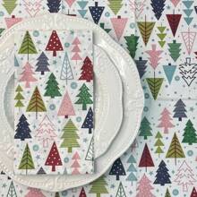 20 Stück dicke Weihnachtsservietten, farbenfrohe Weihnachts-Party-Dekorservietten, Dekorservietten, Restaurant Dessertladen Zuhause Party Zubehör, Weihnachtsservietten, Weihnachts-Cocktailservietten, Party-Dekoration