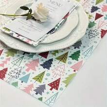 20 Stück dicke Weihnachtsservietten, farbenfrohe Weihnachts-Party-Dekorservietten, Dekorservietten, Restaurant Dessertladen Zuhause Party Zubehör, Weihnachtsservietten, Weihnachts-Cocktailservietten, Party-Dekoration