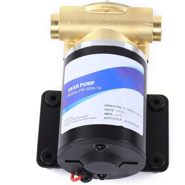 SENDERPICK [SENDERPICK]12V Bilgenpumpe Selbstansaugend Deckswaschpumpe Wasserpumpe Tauchpumpe Springbrunnenpumpe Membranpumpe Tiefrohrpumpe für Schiffsyachten Bordwassertanks (12V 23L/min)[Nice gift for your family&friend]