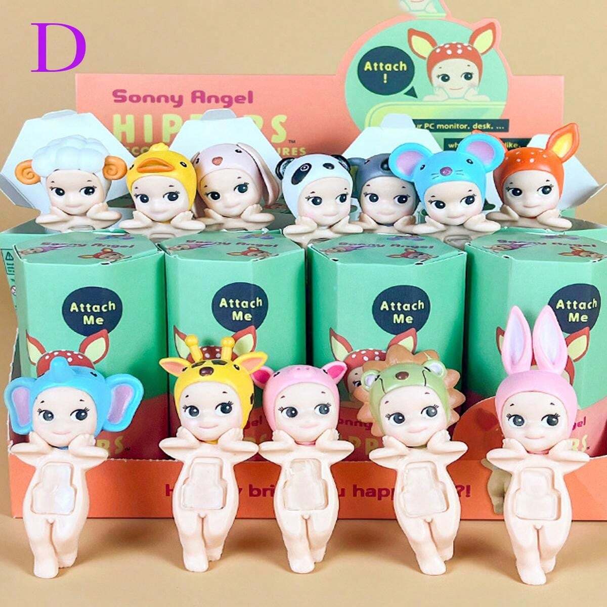 1pc New Product Party Angel Cheek Blind Box Fruit Animal Mini Cat Car