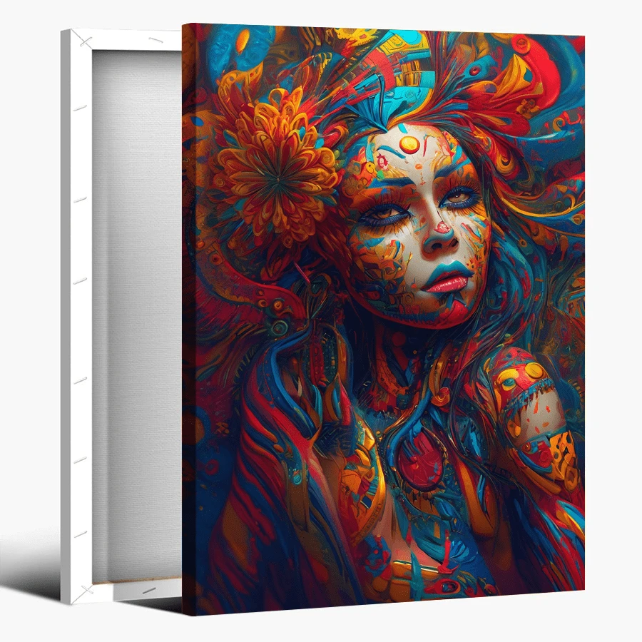 1 pieza de cuadro de belleza pintado enmarcado, lienzo, arte de pared, póster, impresión en lienzo, póster, obra de arte, arte de pared, pintura decorativa, sala de estar, decoración del hogar