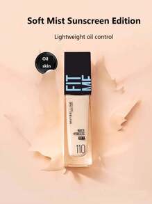 Maybelline Custom Hydrating Liquid Foundation For Oily Skin, 30ml - #115 Fair With a Reddish Tint - View 3