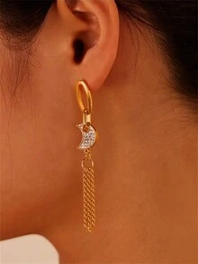 TONSI 1 Cặp bông tai hình bướm bằng thép không gỉ, bông tai hình bướm đính ngọc trai, trang sức hình bướm dành cho nữ, bông tai hình bướm bằng vàng 18k, quà tặng ngày lễ tình nhân - Nhiều màu - Xem 12