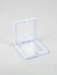 10pcs/1pc迷你便携式带扣珠宝盒，A（Pe珠宝收纳）盒，用于存放戒指，项链和耳环，带扣便携式珠宝盒，戒指盒，手链项链盒，耳环盒，珠宝PU皮革收纳盒，珠宝收纳盒，大容量双层耳环，天鹅绒PU简约便携式珠宝盒，方形拉链珠宝盒，时尚长方形珠宝盒，内衬天鹅绒，磁扣设计 - 彩色 - 查看 22