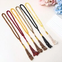 1 pezzo imitazione pietra naturale, braccialetto di preghiera con 45 perline, stile arabo