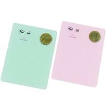 1/2/3pcs Acrylic Jade Stone Eyelash Extension Plate Tray Grafting Lashes Holder Glue Pallet Board Stand Pad Makeup Tools