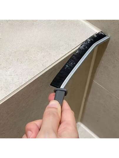 Multi-Functional Hard Bristle Brush Suitable For Crevices And Corners: Applicable For Kitchen, Bathroom, Living Room, Bedroom - No Power Required
