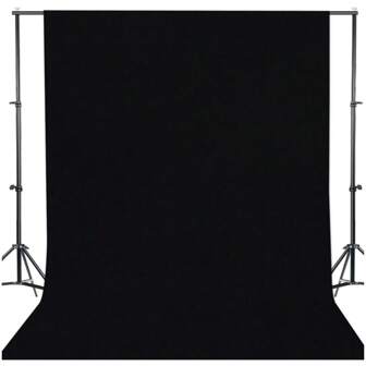 1 件黑色摄影背景幕 118 英寸 * 78 英寸黑色背景幕涤纶面料黑色屏幕纸婚礼派对黑色窗帘背景派对装饰生日照片背景幕摄影工作室道具