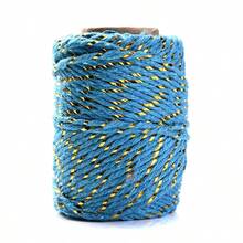 Dây thừng Giáng sinh màu đỏ vàng xanh lá cây dày 2mm 20 mét/cuộn dùng để gói quà DIY, làm đồ thủ công, trang trí nhà cửa, làm vườn - dây gói quà - Xem 16