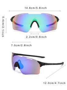 2pcs/1pc Fashionable New Outdoor Cycling Windproof Sports Glasses For Women Easy Comfort Casual Outfits Outdoor Cycling Glasses For Summer Beach Vacation,Outdoor,Travel Autumn Accessories Goggles