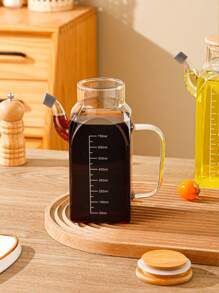 Giáng sinh 1PC Bình đựng dầu thủy tinh borosilicate cao cấp cho nhà hàng phòng khách nhà bếp Bình chứa dầu nước tương giấm gia vị Thích hợp cho tiệc cưới ngoài trời Quà tặng sinh nhật Giáng sinh Trang trí nhà Quà tặng năm mới - Trong sáng - Xem 4