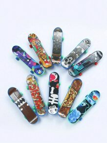 20/15/10/5 Stück Mini, süße Teen Finger Skateboards, Karnevals Party Bevorzugungen, Geburtstags Stressabbau Finger Spielzeug (Zufällige Farbe & Stil, kann vom Bild abweichen)