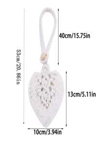 1/2/4 Stücke Boho Blatt Vorhangbinder für Zuhause Dekoration 53 x 10 cm