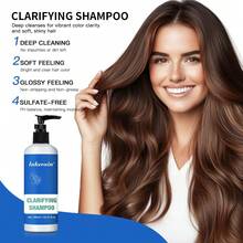 lakerain 300ml/10.15 盎司澄清洗发水，不含硫酸盐，PH 值平衡，保持头发水润 - 藍色 - 查看 4