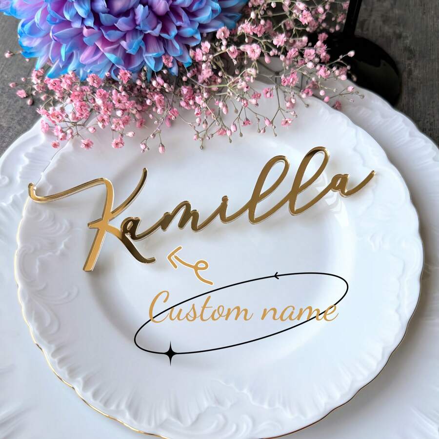 Gold Mirror Place Cards Luxury Wedding Place Cards Gold Mirror TAGS