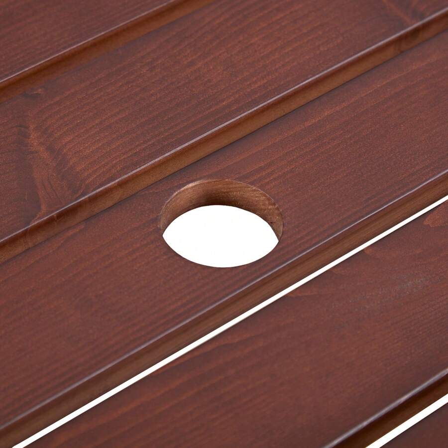 Functional 6Person Picnic Table Set With BuiltIn Benches And Umbrella