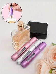 1/3 Chai nước hoa du lịch mini - Có thể nạp lại, di động, dung tích 5ml, hộp đựng mỹ phẩm rỗng có vòi phun xịt hương thơm dùng khi đi du lịch, làm đẹp và sử dụng hàng ngày. Những vật dụng thiết yếu khi đi du lịch, hộp đựng đồ du lịch cho bãi biển, kỳ nghỉ hè trở lại trường - Nhiều màu - Xem 3