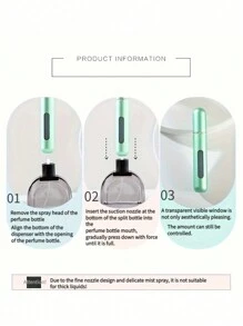 1/3 Chai nước hoa du lịch mini - Có thể nạp lại, di động, dung tích 5ml, hộp đựng mỹ phẩm rỗng có vòi phun xịt hương thơm dùng khi đi du lịch, làm đẹp và sử dụng hàng ngày. Những vật dụng thiết yếu khi đi du lịch, hộp đựng đồ du lịch cho bãi biển, kỳ nghỉ hè trở lại trường - Nhiều màu - Xem 5