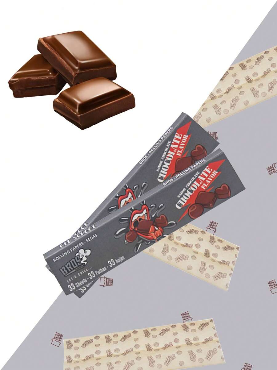 2pcs Fruit Flavor Smoking Rolling Papers, Handmade Cigarette Papers