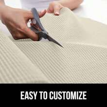 上海 YF 防滑橱柜衬垫和抽屉垫，厚实坚固的支撑，非粘性衬垫，用于保护厨房橱柜和抽屉、浴室，易于安装，透气，12 英寸 X 20 英尺，灰色，无害无味