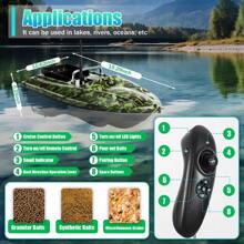 HaroldDol Angelköderboot 500m Ferngesteuertes Köderboot Dual Motor 2KG, RC Fischerei Köder Boot Beladung Futterboot Angeln Boot Mit Fernsteuerung 500M