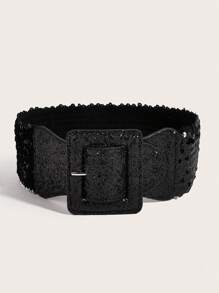 1 件女士 INS 欧美奢华腰带，连衣裙、外套装饰腰带，西装松紧腰带 - A - 查看 13