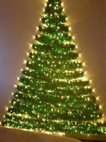 1 peça 540 cm Guirlanda de Natal, Decoração de parede de árvore de Natal faça você mesmo, Guirlanda de Natal Guirlanda de pinho artificial Guirlanda verde macia para decoração de festa de casamento de Natal, Decoração de fundo de festa de Natal