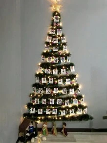 1 peça 540 cm Guirlanda de Natal, Decoração de parede de árvore de Natal faça você mesmo, Guirlanda de Natal Guirlanda de pinho artificial Guirlanda verde macia para decoração de festa de casamento de Natal, Decoração de fundo de festa de Natal