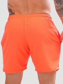 KIT 3 Bermuda Shorts Mauricinho Beach Basic Plain With Pockets And Drawstring - 藍色 - 查看 8