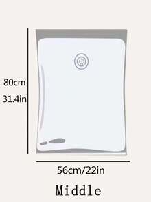 1pc Transparent Large Air Vacuum Bag, Plain Clothes Storage Bag For Household Decorations Autumn Decor Festival Decor Room Decor Home Decor Fall Decor Bedroom Decor