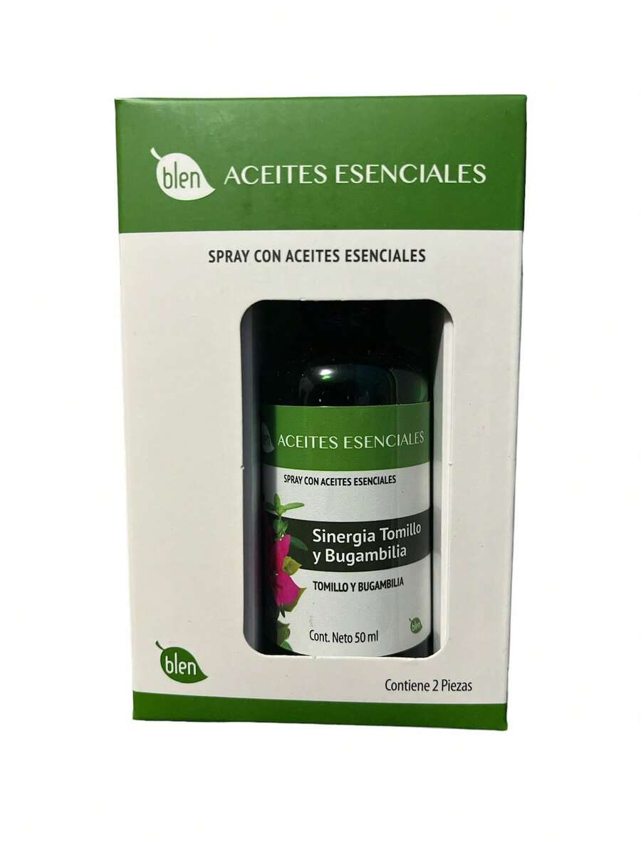 Spray With Essential Oils Synergy Thyme And Bougainvillea SHEIN UK