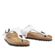 Birkenstock GIZEH Kids Birko Flor Narrow - Vitt - Visa 4