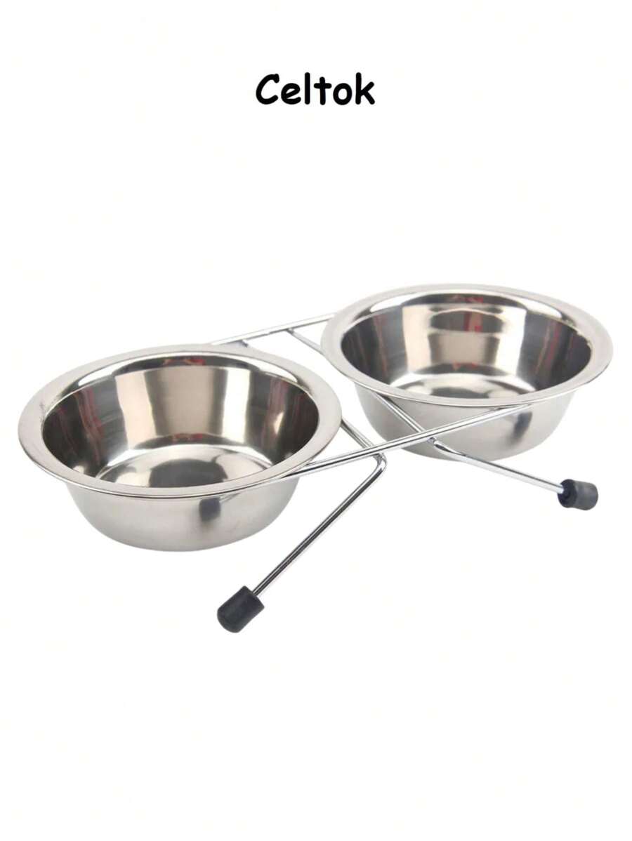 CT4048 Conjunto De 2 Piezas De Tazon Con Base Para Mascota - Multicolor - Ver 1