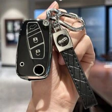 汽车翻盖钥匙包保护壳钥匙扣适用于菲亚特熊猫迷你巴士保护钥匙扣配件汽车配件包挂件学校背包可爱哥特式 Y2k 万圣节配件教师节圣诞节礼物创意包挂绳带身份证夹汽车配件包饰 - 彩色 - 查看 8