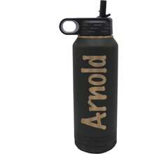 Custom Personalized Premium 32 Oz Vacuum Insulated Powder Coated Stainless Steel Sports Water Bottle With Straw For Workouts, Yoga, Gym, Office, Work, Women, Men, Him, Her (Black With Gold) - Hot Pink - View 7