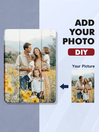 Apple Customized IPad Protective Case & Personalized Tablet Protective Case Compatible With Samsung Tablets, Unique IPad 10.2 Inch Protective Case, DIY Family, Couple, Pet Custom Gift, Photo Customized, Tablet Protective Case Stylish, Unique, Customized Ideal Gifts For Him, Ideal Gifts For Her Boyfriend, Girlfriend, Family, Friends, Grandparents, Couple, Pet Lovers For Anniversaries, For Birthdays, For Graduation, For Weddings, For Prom, For Mother's Day, For Father's Day,Women's Happiness Boost,Customized Pad Cases,Street Casual Chic