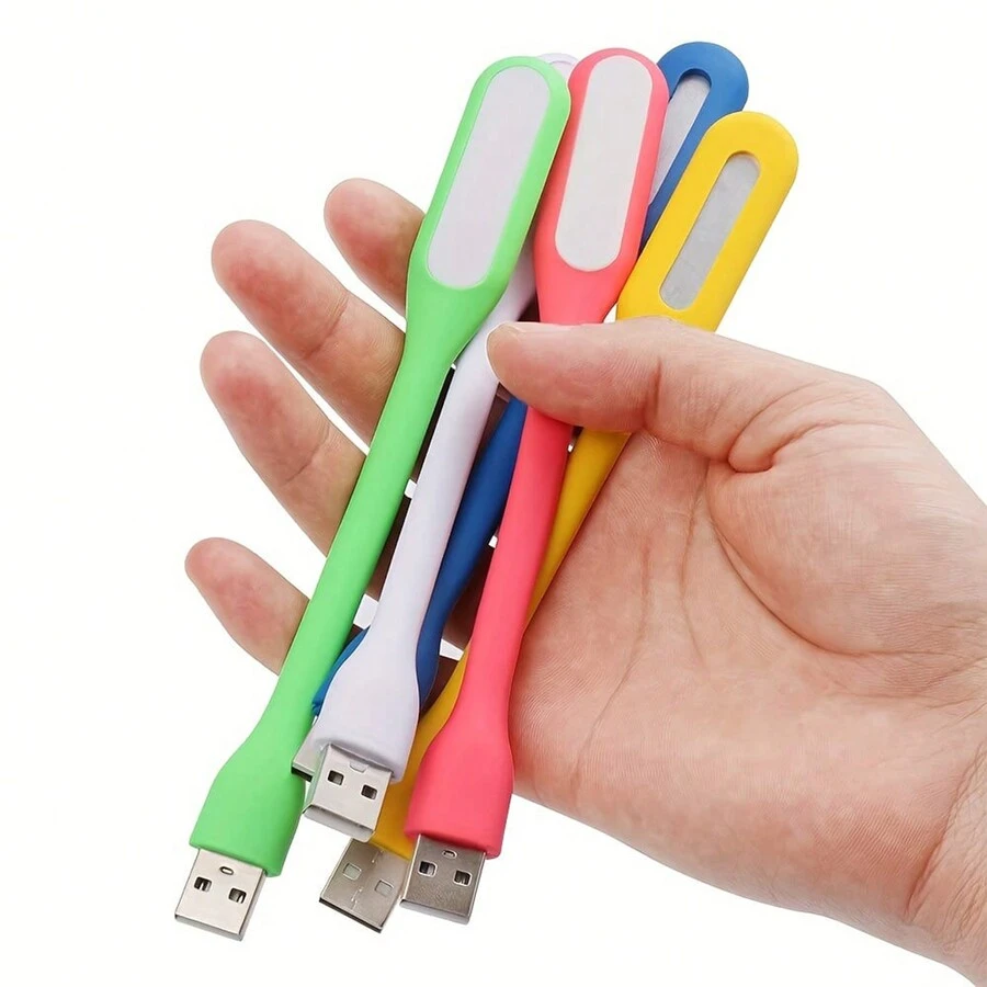 Ultra-Bright Mini USB LED Desk Lamp - Adjustable Arm, Non-Waterproof, Perfect For Home & Office Use With Laptops And Power Banks - Multicolor - View 1