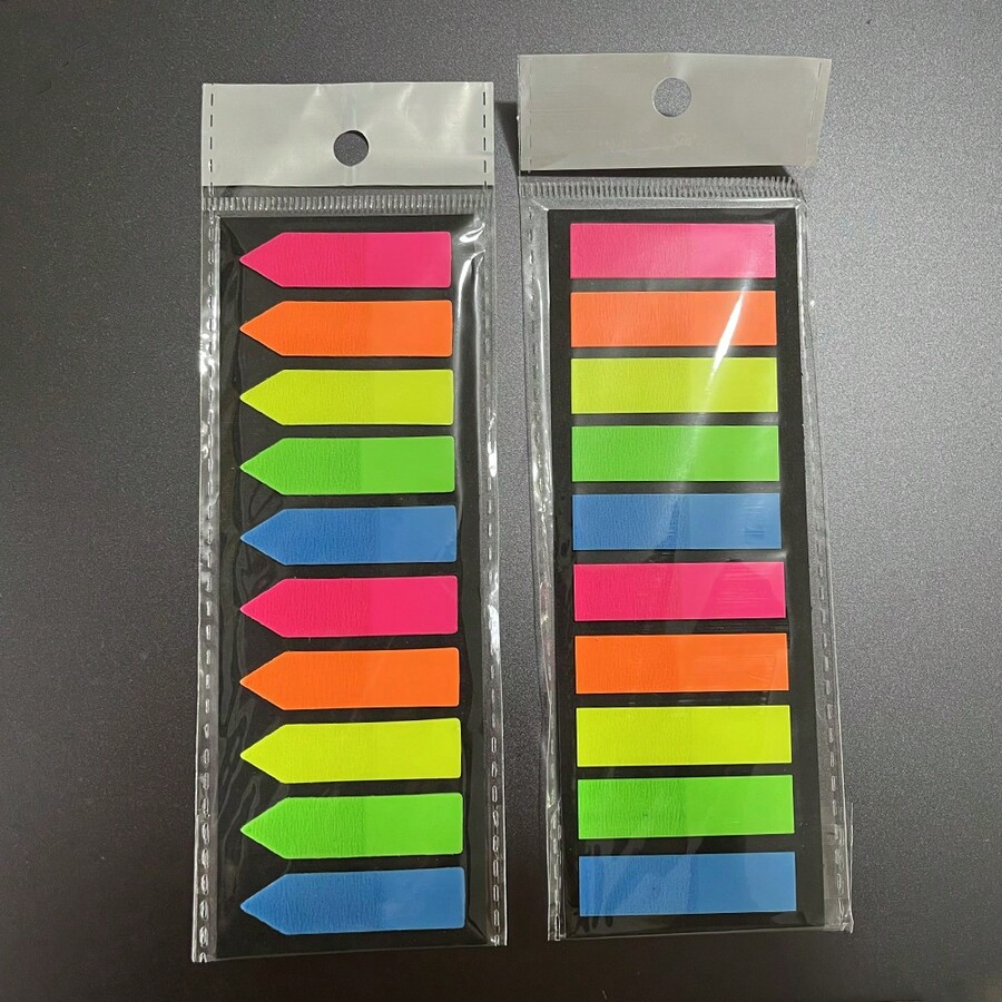 Sticky Memo Notes, Writeable Index Tab Bookmarks, Reading Indicator
