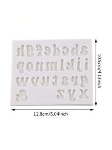 Bộ 3 khuôn silicon hình chữ cái và số, khuôn kẹo sô cô la hình chữ cái và số hoạt hình 3D, thích hợp để trang trí bánh DIY, làm bánh, dụng cụ nhà bếp, đồ dùng nhà bếp gia đình. - Nhiều màu - Xem 4