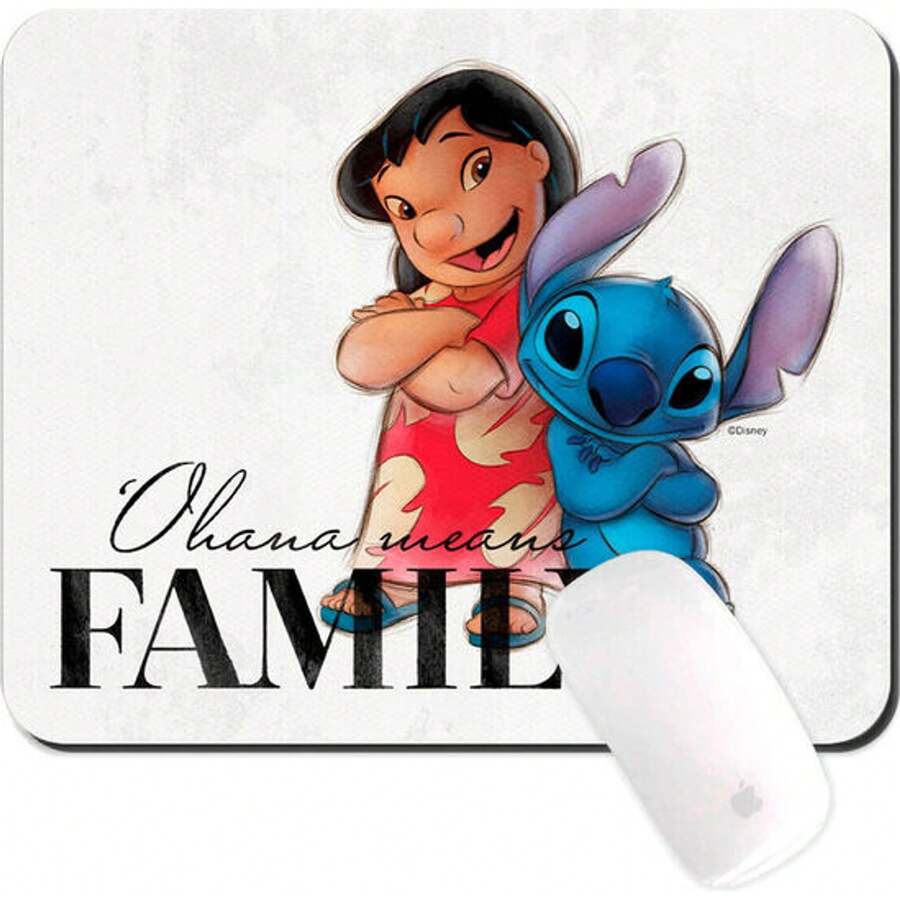 Lilo Y Stitch Lilo & Stitch 100Th Anniversary Disney Mouse Pad - Mouse Pad - Non-Slip Base - Ideal For Daily Use - Compact And Functional Design - Compatible With All Types Of Mice - Multicolor - View 1